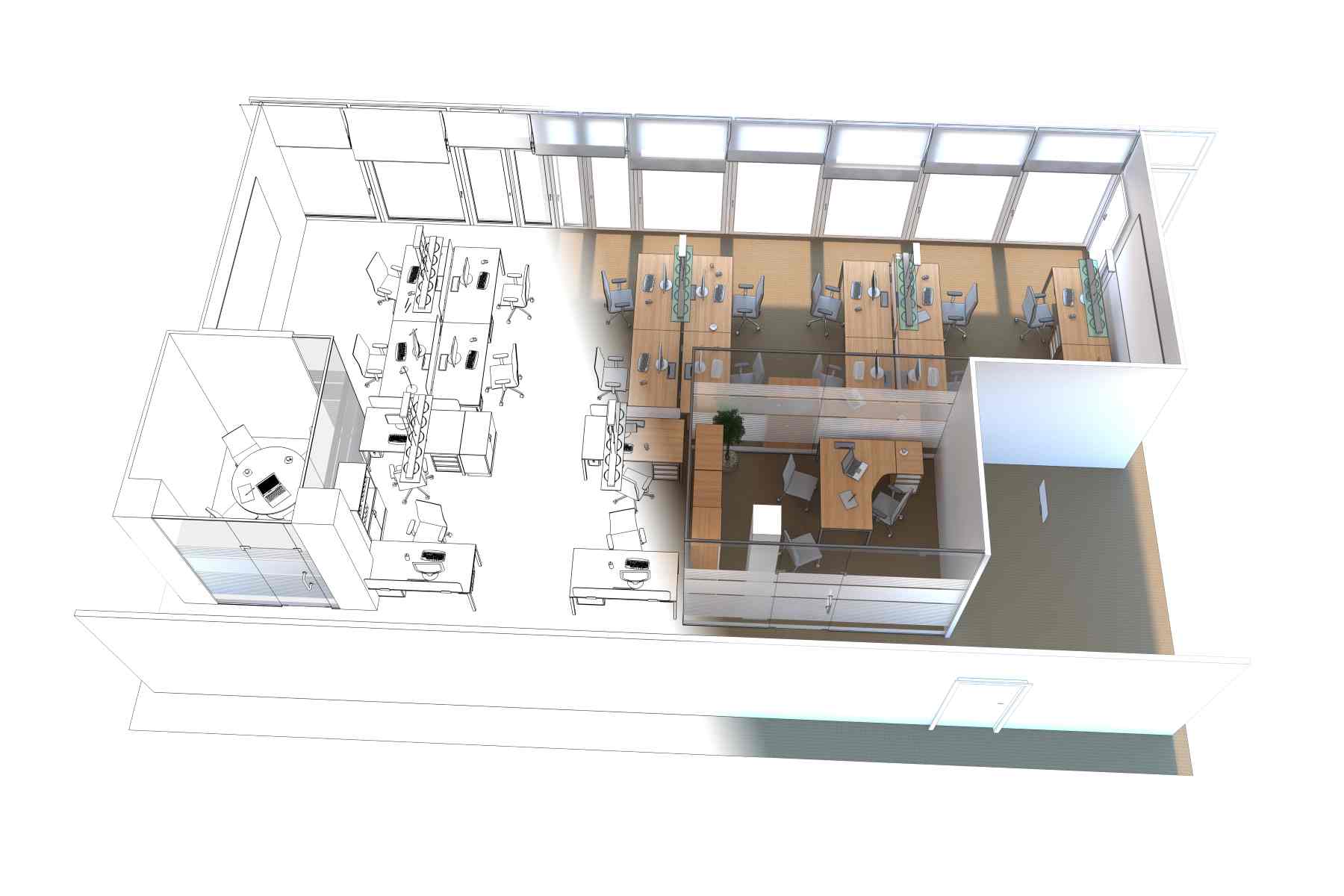 interior design blueprint to reality