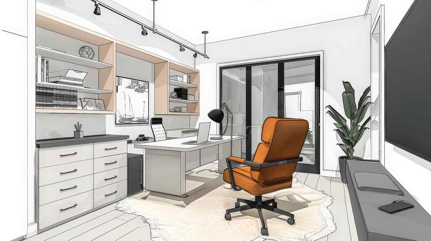 Intereier of a modern house